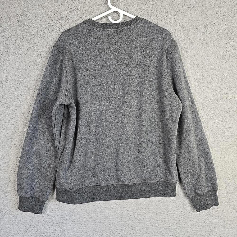 Eddie Bauer Fleece Lined Crew Neck Sweatshirt Men’s Gray Large - Picture 9 of 9